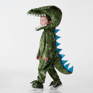 Pottery barn Halloween costume. Kids dinosaur costume. Toddler. Light up costume